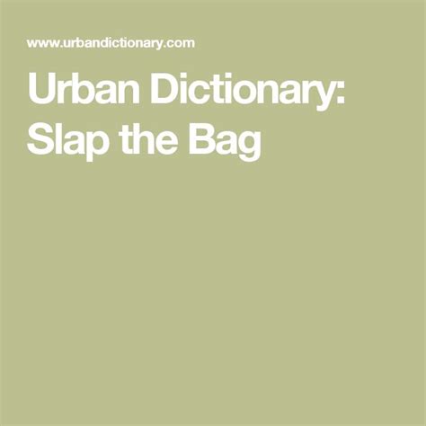 Urban Dictionary: slapped with