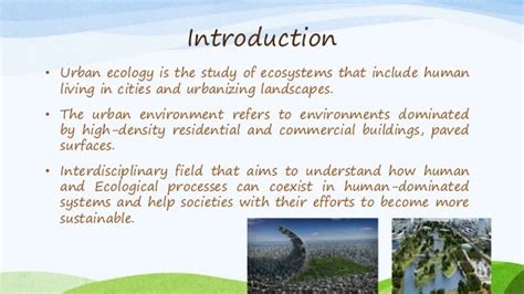 Urban ecology - SlideShare