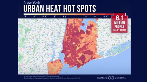 Urban heat islands: Map shows the hottest neighborhoods in US cities