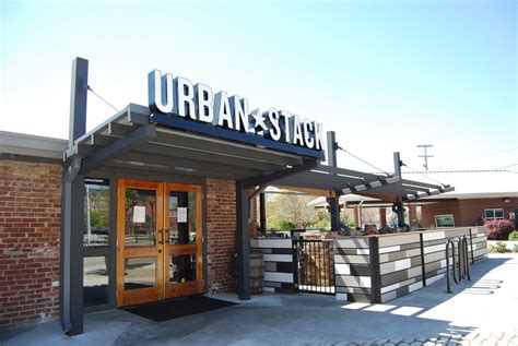 Urban stack chattanooga. Chattanooga Restaurants ; Urban Stack; Search. See all restaurants in Chattanooga. Urban Stack. Claimed. Review. Save. Share. 1,379 reviews #12 of 457 Restaurants in Chattanooga $$ - $$$ American Bar Vegetarian Friendly. 12 W 13th St, Chattanooga, TN 37402-4458 +1 423-475-5350 Website Menu. 