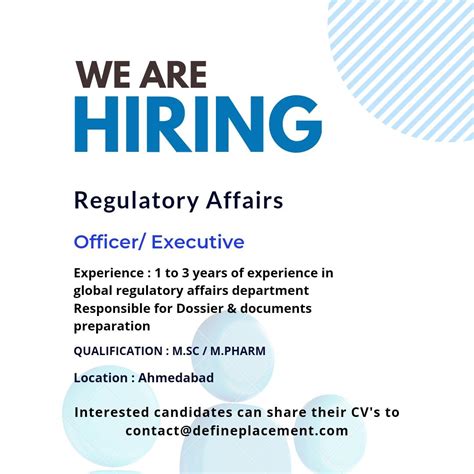 Urgent! Regulatory Affairs jobs in Dubai - 272 current