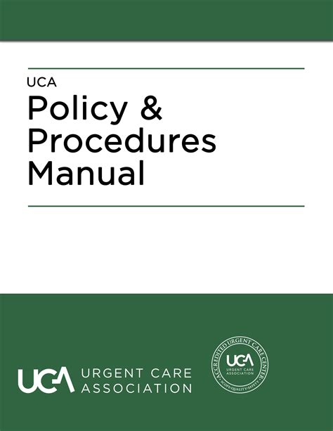 Urgent care policies and procedures manuals. - El pequeño libro de la paz (geronimo stilton).