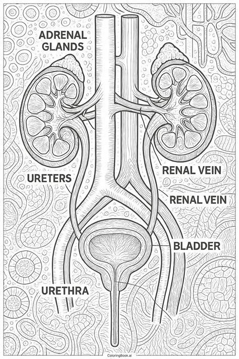 Urinary System Coloring