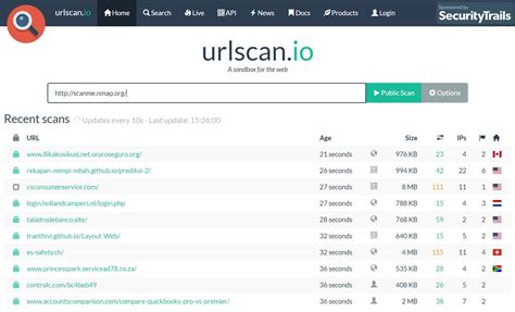 Url scan. Scan and analyze any file, URL, domain or IP for malware and other threats with VirusTotal, a free online service with over 70 antivirus scanners. 