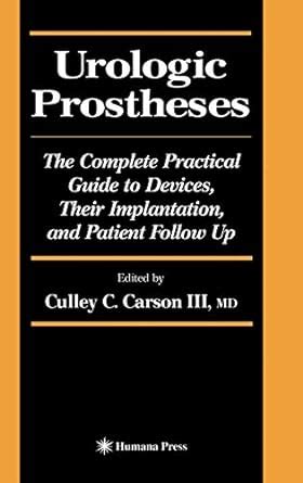 Urologic prostheses the complete practical guide to devices their implantation and patient follow. - Ge alarm clock radio manual 7 4837b.