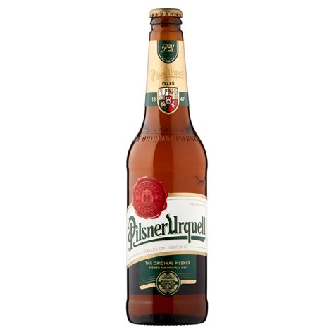 Urquell beer. By 1853, the beer was available at 35 pubs in Prague. In 1856, it came to Vienna and in 1862 to Paris. In 1859, Pilsner Bier was registered as a brand name at the Chamber of Commerce and Trade in Plzeň. In 1898, the Pilsner Urquell trademark was created to put emphasis on being the original brewery (Urquell, meaning 'original source'). 