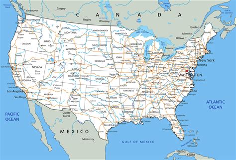Us amp. The US Road Map shows highway numbers, state capitals, and national capitals as well as the extensive highway and road networks. There 2 extensive highway and road networks of the States, namely the Federal Interstate Highway and the regional US Highway. The National Highway System of the United States is an extensive … 