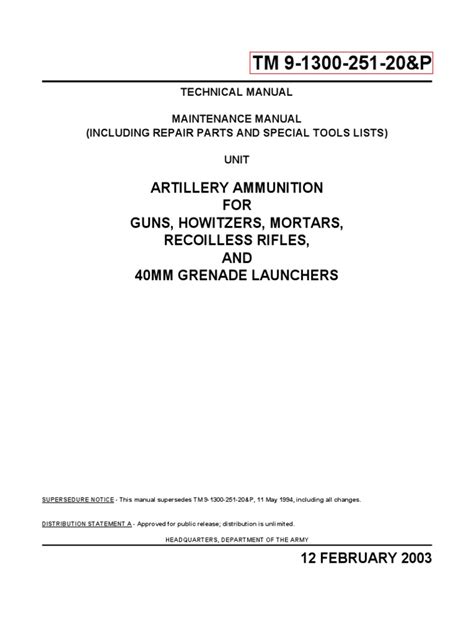 Us armee technisches handbuch tm 9 1300 251 20 p. - Peralta ramos en la arquitectura/peralta ramos in the architecture (coleccion arquitectura).