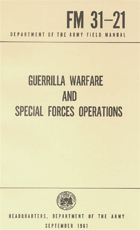 Us army special forces field manual. - Manual for jukebox rowe ami model jan.