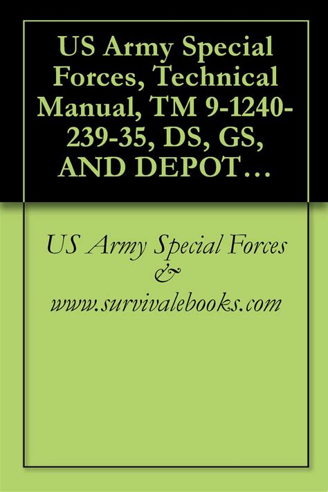 Us army special forces technical manual tm 9 1240 239. - The good thiefs guide to berlin good thiefs guides.