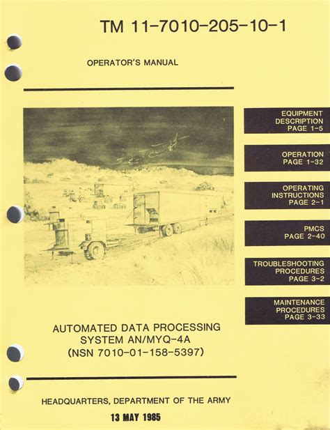 Us army technical manual operation installation and reference data operator. - Manual de derecho penal mexicano spanish edition.