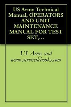 Us army technical manual operator s and unit maintenance manual. - Eugénio de castro e a poesia nova.