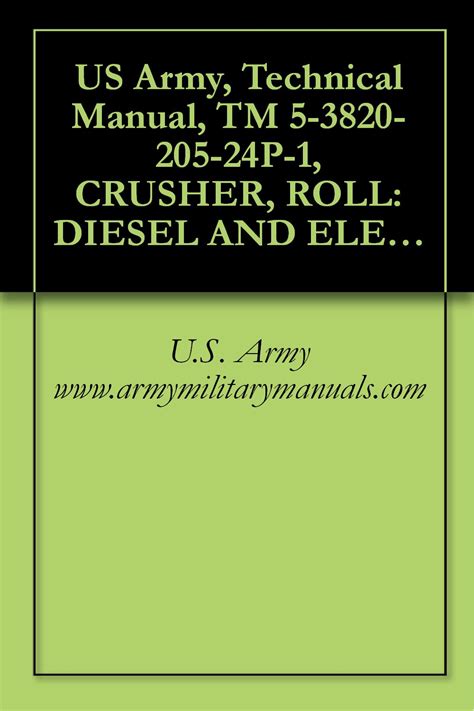 Us army technical manual tm 5 3820 205 24p 1. - Manual de análisis de estados financieros de penman.