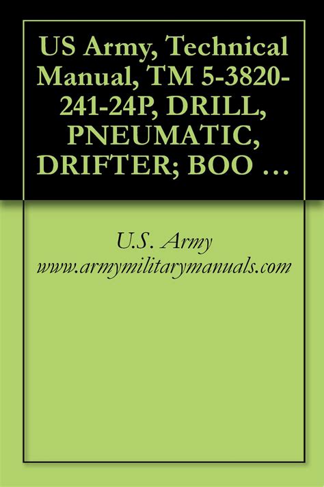Us army technical manual tm 5 3820 241 24p drill. - Études sur la pêche en france..