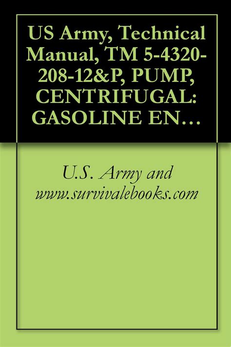 Us army technical manual tm 5 4320 208 12 p. - 175 cv briggs stratton manuale di riparazione del motore.