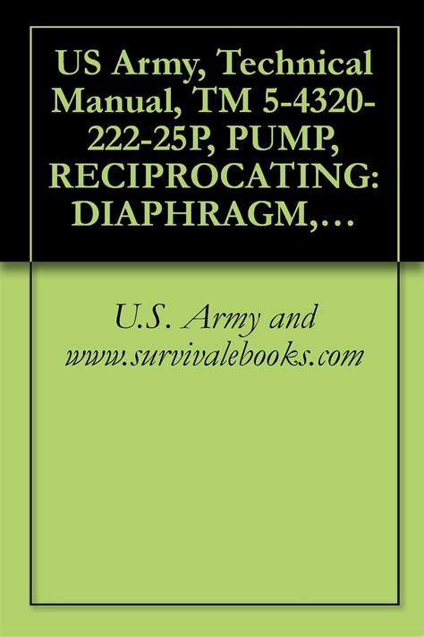 Us army technical manual tm 5 4320 222 25p pump. - Hydraulique générale et mécanique des fluides..