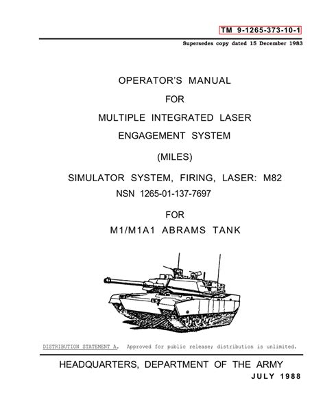 Us army technical manual tm 9 1265 373 10 1. - Man who disappeared, the (penguin twentieth century classics).