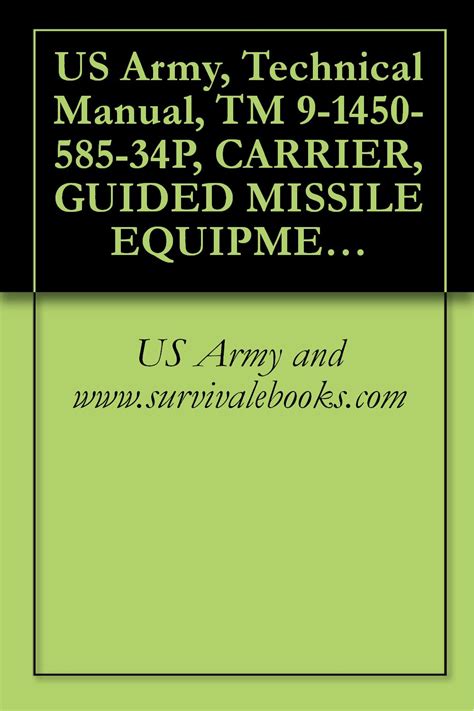 Us army technical manual tm 9 1450 585 34p carrier. - Enigmas del cristianismo/ enigmas of christianity (puzzle enigma historicos / historic enigmas).