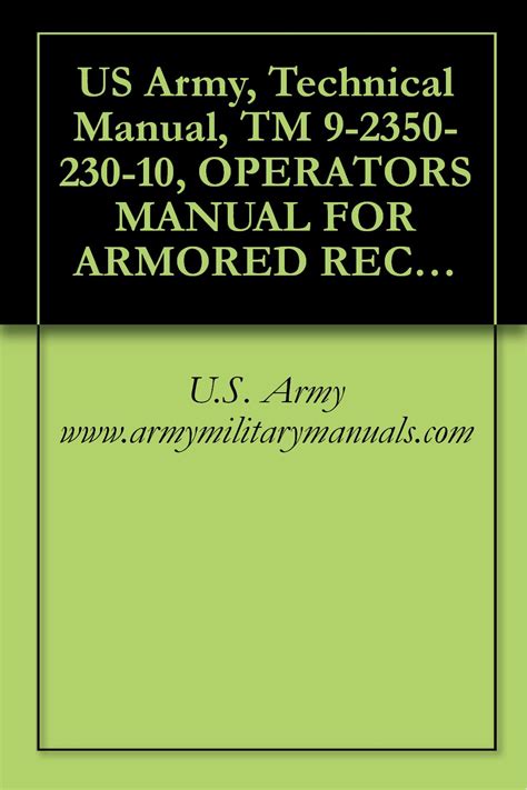 Us army technical manual tm 9 2350 230 10 operators. - Onan 5500 marquis gold generator maintenance manual.