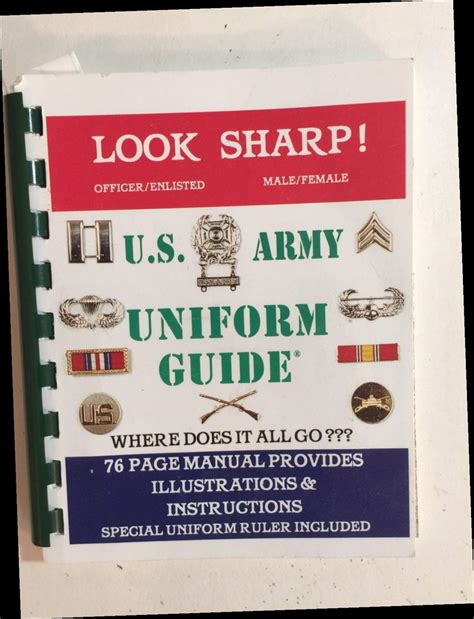 Us army uniform guide look sharp. - 2011 harley davidson fatboy lo manuale del proprietario.