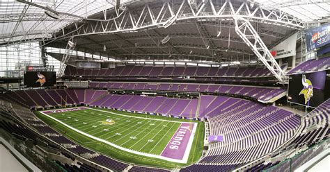 Us bank stadium minneapolis. U.S. Bank Stadium seating charts for all events including . Seating charts for Minnesota Vikings. 