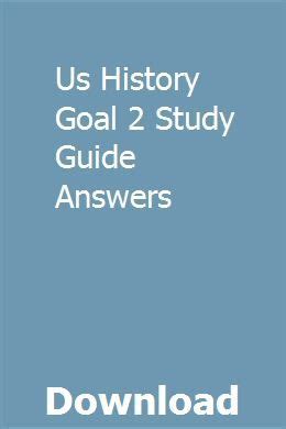 Us history goal 2 study guide answers. - Panasonic kx ft 77 service manual.
