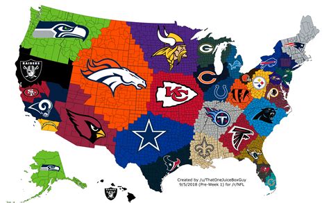 Us map football teams. May 9, 2016 ... The most popular college football teams across America #CFB #Football via reddit/CFB Fan Map. 
