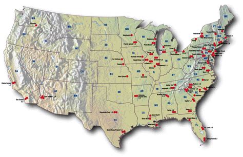 Us nuclear plants map. The first commercial nuclear power reactor in the United States came online in December 1957 in Shippingport, Pennsylvania. Most U.S. nuclear reactors were built in the 20-year period from 1970 to 1990. Prior to Vogtle Unit 3, the last nuclear reactor to start in the United States was Watts Bar Unit 2 in Tennessee. Construction on Watts Bar 2 ... 