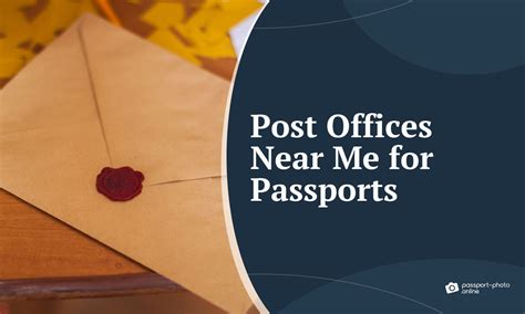 Us post office near me for passport. Visit Rush My Passport - Online Passport Service . 8200 S. VERMONT AVE. 1615 N WILCOX AVE. 7101 SOUTH CENTRAL AVE. 265 S. WESTERN AVE. 4960 W. WASHINGTON BLVD. 2200 W. CENTURY BLVD. For a list of acceptance facilities in cities other than Los Angeles, visit the California passport office page. 