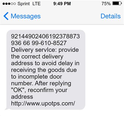 Us9524901144737. It's a scam. The FTC has seen a spike in reports from people getting text messages that look like they're from well-known names like USPS, Costco, or The Home Depot and others. Spoiler alert: they're from impersonators. The details vary, but the scammers are after the same thing: your money and your personal information. 
