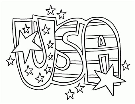 Usa Coloring Pages
