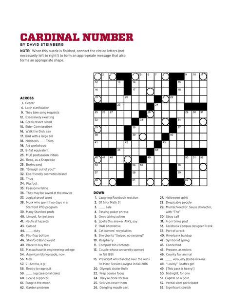 Usa crossword puzzles. Things To Know About Usa crossword puzzles. 