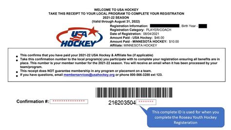 (There is a link to USA Hockey in the Registration as-needed for this or [CLICK HERE]) NOTE: USA Hockey updated their Registration Fees in the 2022-23 season - they should remain the same this season | plus $10 or $15 (based on player's age) to our parent/state association (Land Of Enchantment Amateur Hockey Association (LOEAHA)).