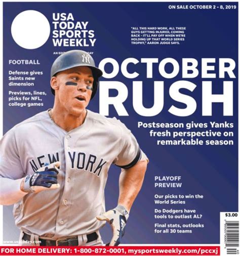 Usa today sports weekly. Read the 2024-04-03 issue of USA TODAY Sports Weekly online with PressReader. Enjoy unlimited reading on up to 5 devices with 7-day free trial. 