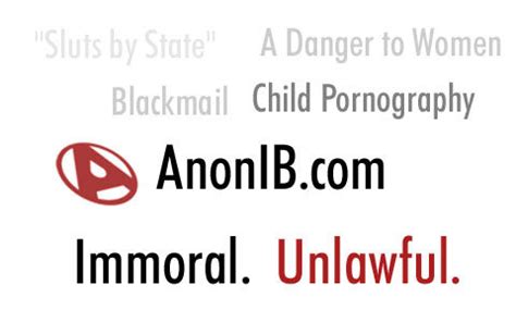 Permanently take down USA.anon-ib site. by: Taylor S; This websi