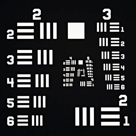 Usaf 1951 Tri Bar Resolution Chart A Visual Reference of Charts
