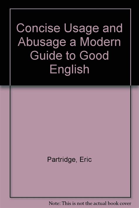 Usage and abusage a modern guide to good english. - Leau cycle 3 guide pa dagogique.