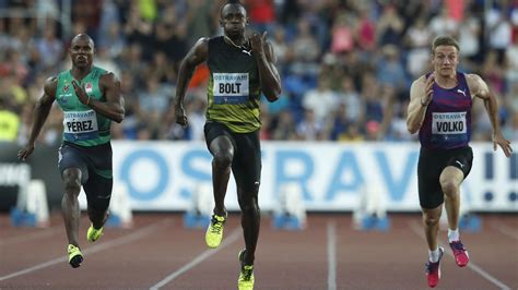 Usain Bolt is the fastest human in the world—here