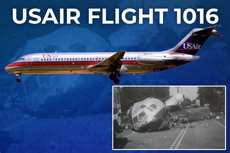 全美航空1016號航班是一班计划从哥伦比亚起飞，在夏洛特機場降落，1994年7月，该班机進場時遇上惡劣天氣及微爆後墜入树林及住宅。 意外造成37名乘客死亡 ，16人重傷。 . 