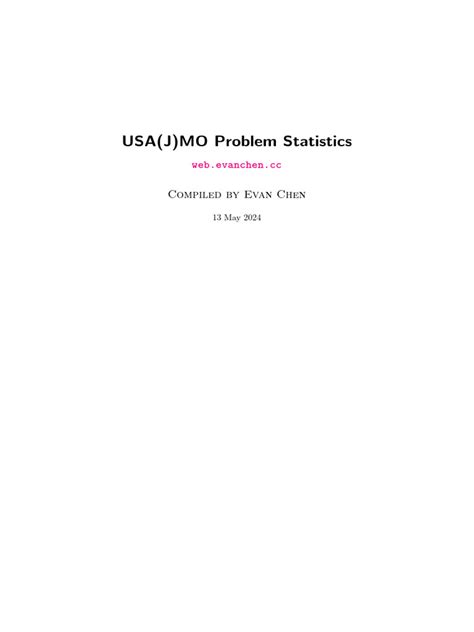 Usamo 2017 test. 1 Problem 4 2. 2 Problem statistics for USAMO 2017 .  b c d d3 ...