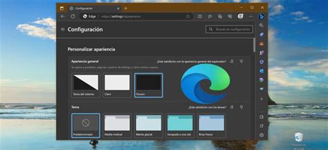 Usar el tema oscuro en Microsoft Edge