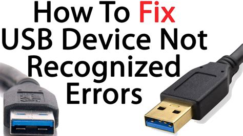Usb Ports Not Recognizing Devices