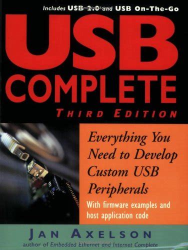 Usb complete everything you need to develop custom usb peripherals complete guides series. - Manual de propietario para chevrolet malibu 2004.