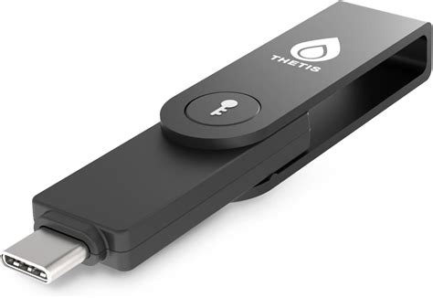 Usb security key.  Designed for USB-A or USB-C devices, these biometric keys enable t...
