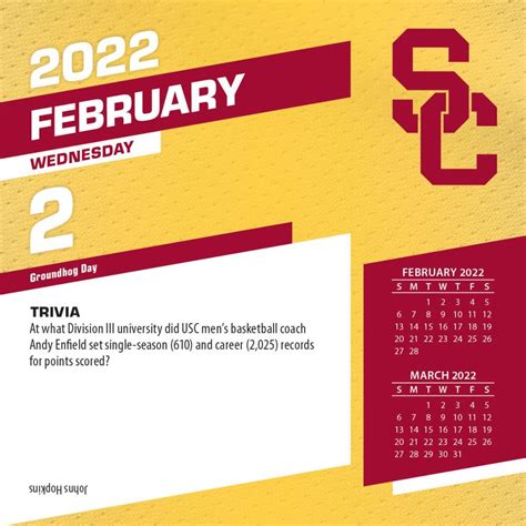 USC's academic calendar provides an overview of significant milestones in an academic year. Information includes official start and end dates for classes, observed holidays, Spring break, Fall and Winter recess, and official registration and graduation dates.. 