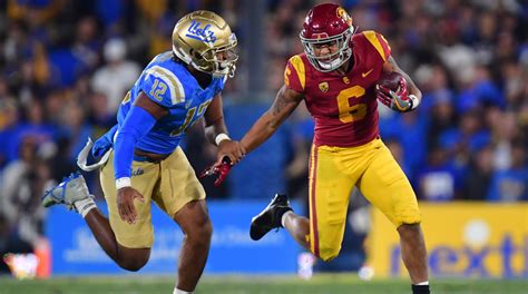 Usc ucla. For USC and UCLA, the motivations to join the Big Ten are the same ones that led Oklahoma and Texas to bolt the Big 12 for the SEC. There's more money and prestige to be had from playing in the ... 