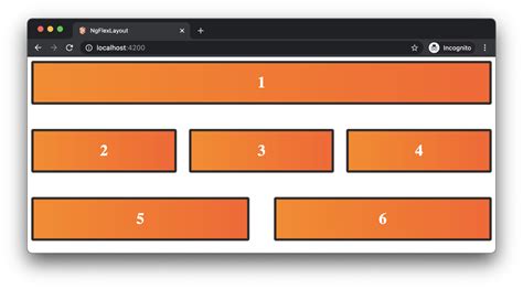 Use @angular/flex-layout as a grid layout - Stack …