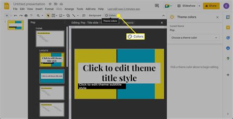Use As Google Slides Theme