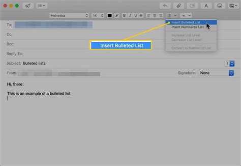 Use Bullet Points for Readability in Emails