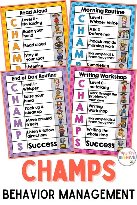 Use CHAMPS Behavior Management system to share expectations with your